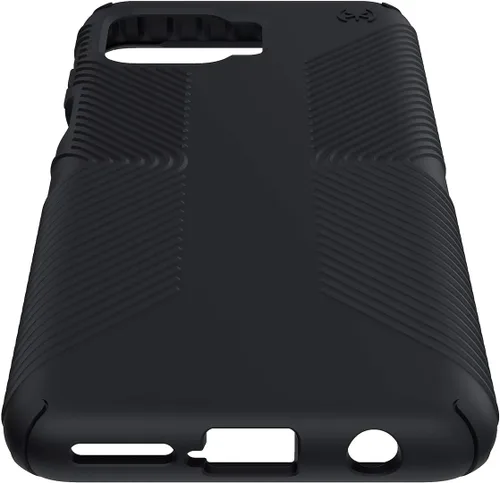 Vista 5 de Speck Productos Presidio Exotech Grip Moto One Case (5G), Negro