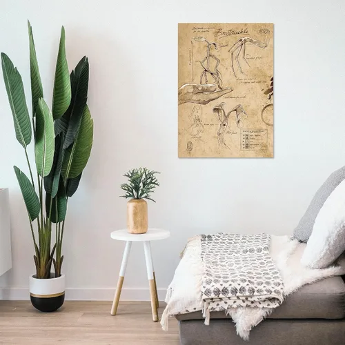 Vista 5 de MIGHTYPRINT Animales fantásticos y dónde encontrarlos - Cuaderno de bocetos Bowtruckle - Arte de pared duradero de 17 x 24 pulgadas, no hecho