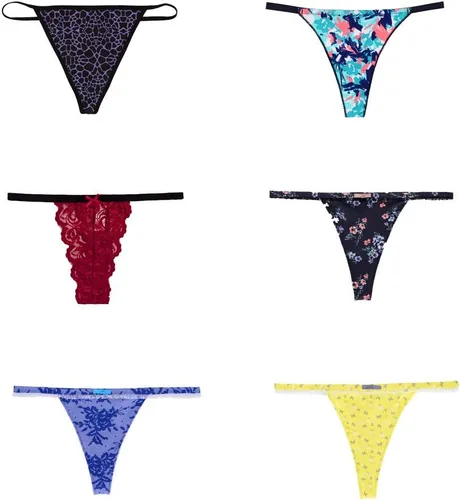 Vista 6 de Tangas para mujer, paquete de 10 piezas de tangas transpirables para mujer