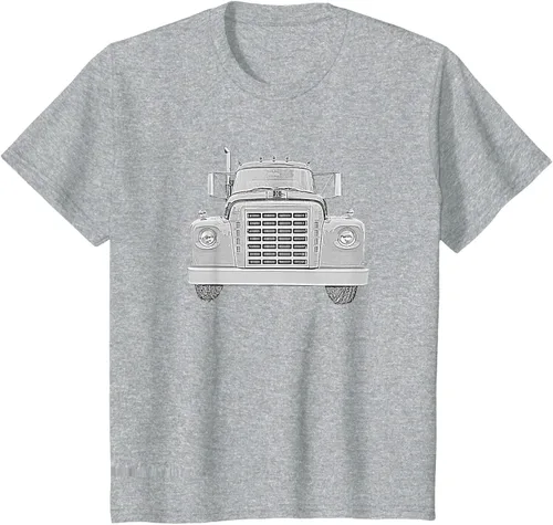 Vista 34 de Camiseta clásica de camión pesado International Harvester IH Loadstar, Negro, S