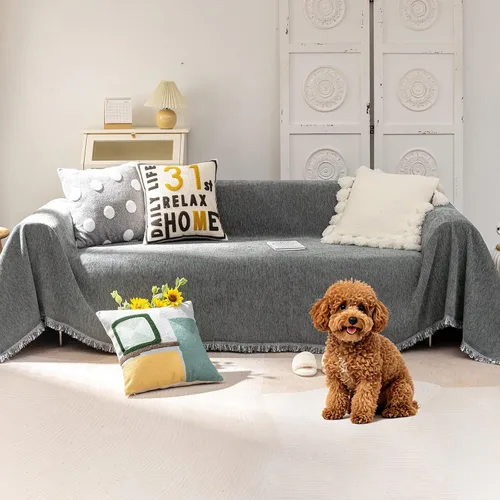 Vista 14 de VClife Funda para silla con acento azteca bohemio de 59 x 71 pulgadas, funda reversible y lavable de felpilla para sillón, color marrón castaño