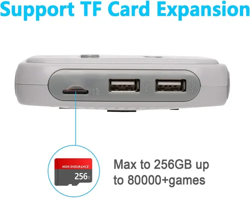Vista 7 de Consola de videojuegos Fipper 4K Consola de videojuegos clásica para niños Retro Consola con 2 Gamepads inalámbricos LANWiFi 41000