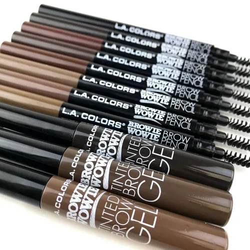 Vista 5 de L.A. COLORS Browie Wowie - Gel para cejas tintado, marrón oscuro CBG413