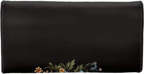 Vista 2 de AFPANQZ Carteras de bolsillo para mujer, diseño de libélula 3D, de cuero, con ranuras para tarjetas múltiples, elegante cartera con cierre
