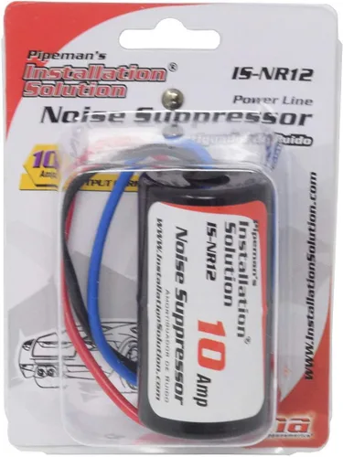 Vista 4 de Pipeman's Installation Solution Filtro supresor de ruido en línea de 10 amperios – (2 unidades) eliminador aislante universal de 12 voltios de audio