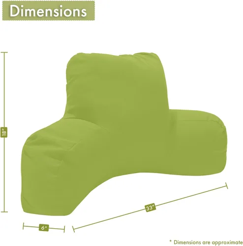 Vista 3 de Majestic Home Goods Wales - Almohada de lectura, color gris
