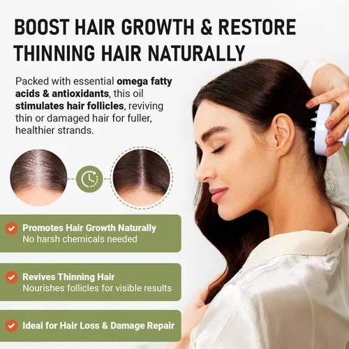 Vista 3 de Aceite de batana crudo para el crecimiento del cabello, 100 % puro, orgánico de 2 onzas, aceite de batana de Honduras para cabello grueso, fuerte