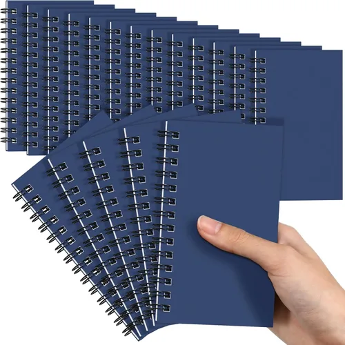 Vista 21 de Jutom 2 cuadernos pequeños en espiral, blocs de notas de 3 x 5 pulgadas, cuadernos de bolsillo pequeños a granel, mini bloc de notas con páginas