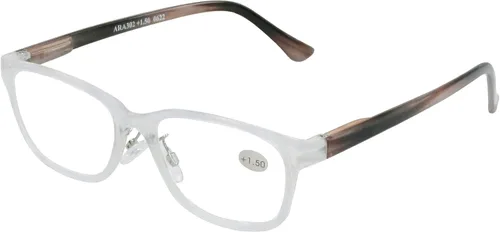 Vista 6 de Gafas de lectura, bisagra de resorte, almohadillas ajustables para la nariz para mujeres y hombres
