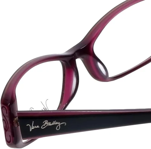 Vista 4 de Vera Bradley 3001-PLM - Marco de gafas (2.008in), color morado