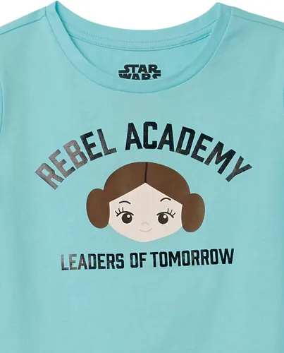 Vista 3 de Tienda Essentials Disney Marvel Star Wars Frozen Camisetas de manga corta para niñas y niños pequeños, multipaquetes