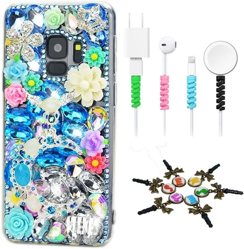Vista 20 de Bling Case SSSGCDwCPSeries-41 - Funda con diseño 3D hecho a mano, 100 + cristales brillantes