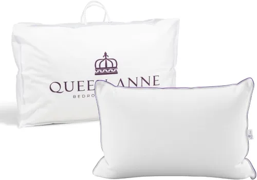 Vista 9 de La almohada original de la reina Ana. Almohada de plumón de ganso francés. Permítase nuestra mejor almohada