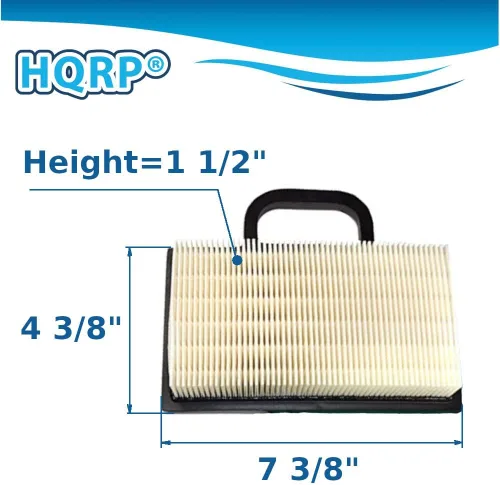 Vista 4 de HQRP Cartucho de filtro con prelimpiador compatible con Cub Cadet RZT 22 / RZT22 / RZT50 50 "Cero Giro Cortacésped, 499486S 273638S Reemplazo