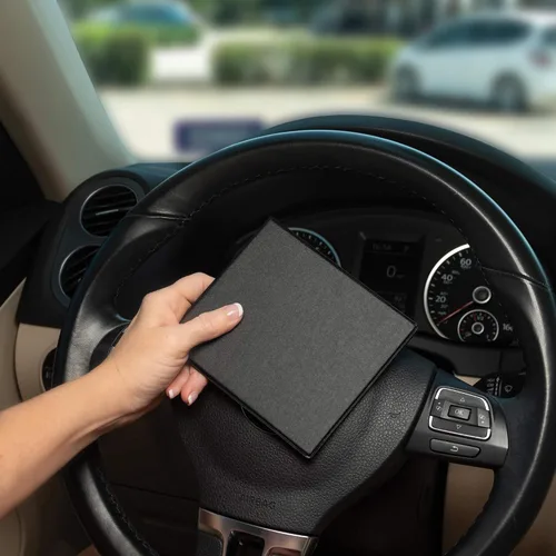 Vista 6 de Samsill Paquete de 2 soportes para registro y seguro de automóvil, organizador negro de 5.25 x 4.75 pulgadas, perfecto para múltiples vehículos