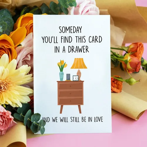 Vista 4 de Tarjeta del día del padre para marido, tarjeta del día del padre de parte de la esposa, regalos para marido, regalos divertidos para el día