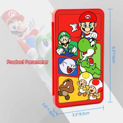 Vista 146 de PERFECTSIGHT Switch Game Case Compatible with Nintendo Switch Game Holder for Switch OLED/ Lite Game Card Case Cartridge with 24 Slots Game Card