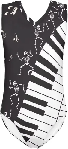 Vista 75 de FKELYI Leotardos de gimnasia para niñas pequeñas, práctica atlética, danza, unitardo, ballet, danza, sin mangas, body sin mangas