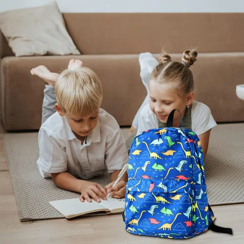 Vista 5 de CAMTOP Mochila preescolar para niños, mochila de jardín de infantes, mochila escolar, M