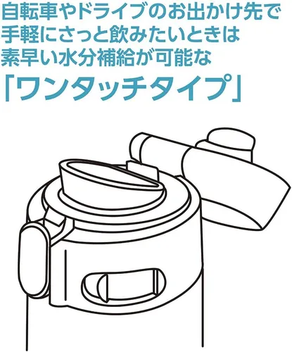 Vista 7 de Zojirushi SM-TA36PA - Termo de acero inoxidable con aislamiento al vacío