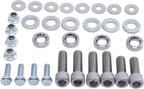 Vista 9 de Kit de soporte de conversión para alforjas extendidas de 4" TCMT, compatible con Harley Heritage Softail Fatboy FLSTF Breakout 1984-2017, negro