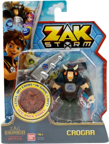 Vista 4 de Zak Storm Crogar Figura de acción a escala de 3 pulgadas con bolsa ciega