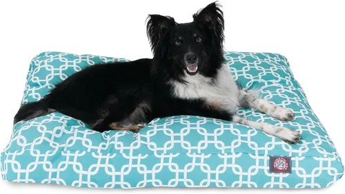 Vista 38 de Majestic Pet Cama para perro de espuma viscoelástica triturada, pequeña con funda extraíble lavable, cama ortopédica rectangular para perros, cama