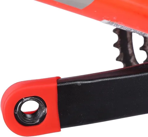 Vista 4 de VGEBY 2 Unids Crank Brazo Botas Protectores de Plástico Crankset Protectores para Mountain Road (Color Rojo) Ciclismo Suministros Protector De