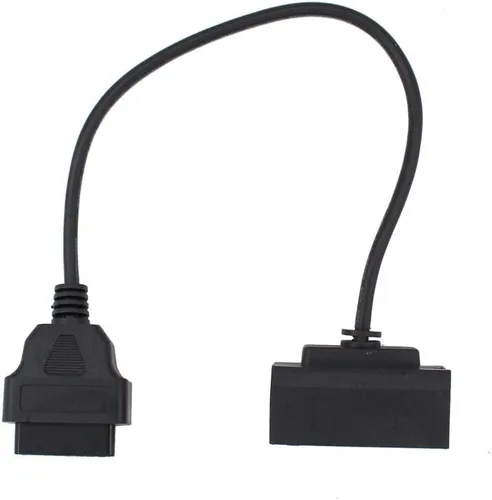 Vista 2 de MOTOKU Reemplazo para Ford 7 pin OBD1 a OBD2 adaptador lector de código escáner comprobar reparación del motor herramienta de diagnóstico cable