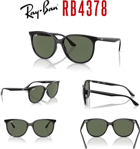 Vista 7 de Ray-Ban RB4378 - Gafas de sol cuadradas para mujeres + Paquete con KIT DE ACCESORIOS PARA GAFAS