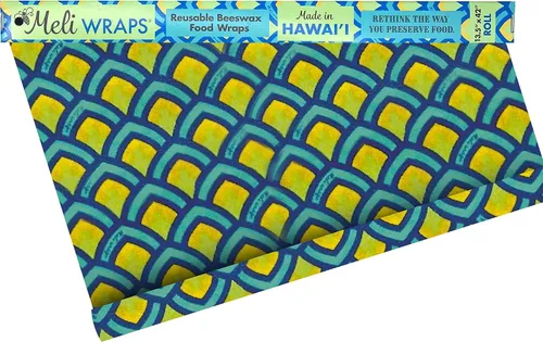 Vista 13 de Meli Wraps - Rollo de cera de abeja reutilizable, envolturas de cera de abejas sin residuos para cubrir alimentos, rollo de cocina