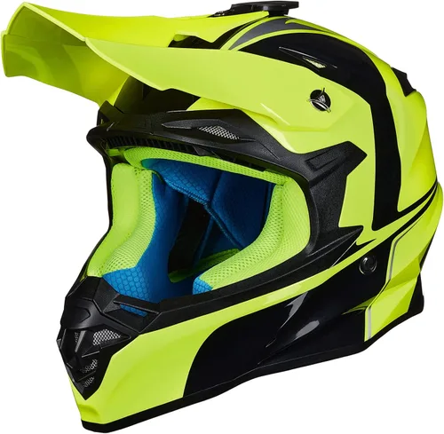 Vista 6 de ILM - Cascos de motocross para niños y jóvenes, para bicicleta todoterreno, ATV, con forro supersuave, soporte para cámara, para hombres y mujeres