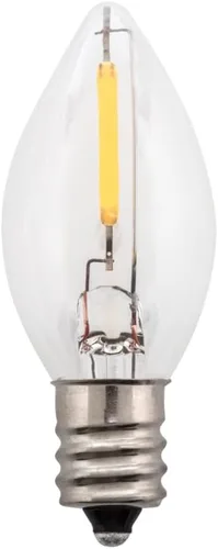 Vista 4 de Creative Hobbies Kit de cableado para árbol de Navidad pequeño con bombilla LED de 0.7 W, base de candelabro E12, ideal para iluminar objetos