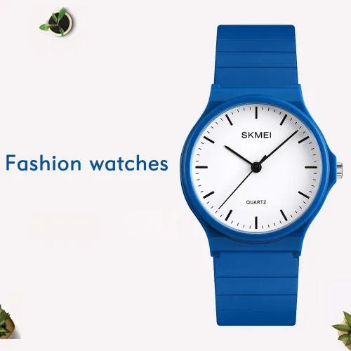 Vista 2 de Reloj de pulsera para mujer, de cuarzo, resistente al agua, de resina, a la moda, informal, para niñas