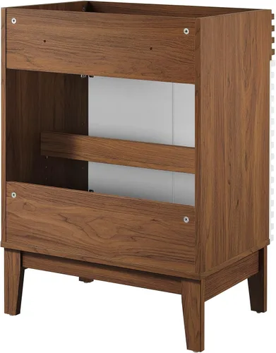 Vista 125 de Modway Render 23.5" tocador de baño en nogal (lavabo no incluido)