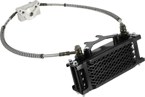 Vista 6 de Kit de enfriador de aceite de motocicleta Radiador de enfriamiento universal para CRF XR KLX 50 70 90 110 125 140cc SSR Taotao Coolster Kayo Dirt