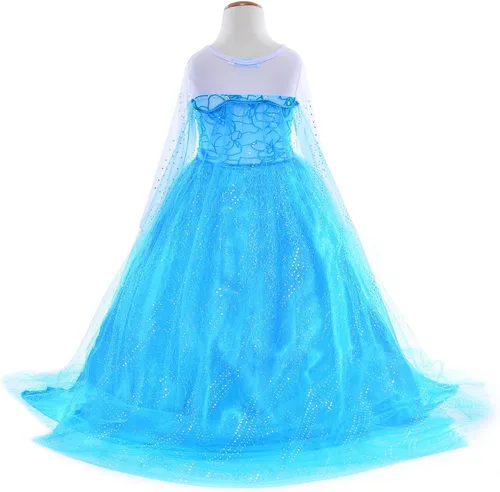 Vista 5 de Party Chili Princess Costumes Birthday Party Dress Up for Little Girls with Accessories