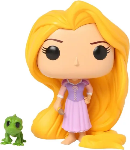 Vista 6 de POP Funko Disney Princess: Tangled - Figura de vinilo de Rapunzel & Pascal (con funda protectora de caja compatible), multicolor, 3.75 pulgadas