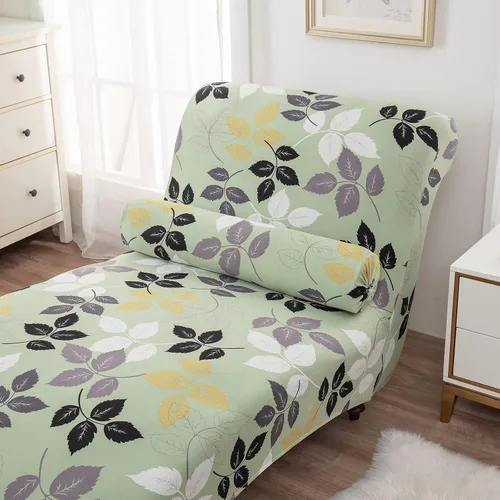 Vista 4 de Funda para tumbona sin brazos, funda elástica estampada para sofá reclinable, fundas elásticas para tumbonas para sala de estar, dormitorio, 01