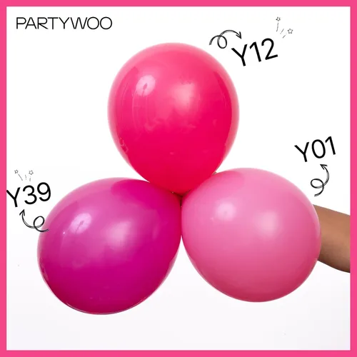 Vista 29 de PartyWoo 50 globos de látex color piel albaricoque, globos de helio boho de Albaricoque-f05