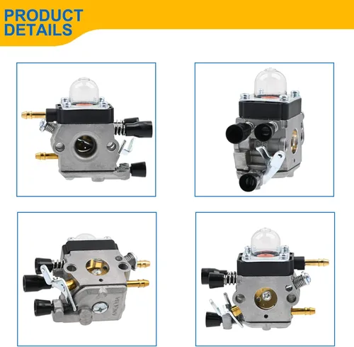 Vista 6 de FitBest C1Q-S68 Kit de afinación de carburador para soplador de hojas Stihl BG45 BG46 BG55 BG65 BR45C SH55 SH85 – Sustituye Zama C1Q-S64/C1Q-S68 e