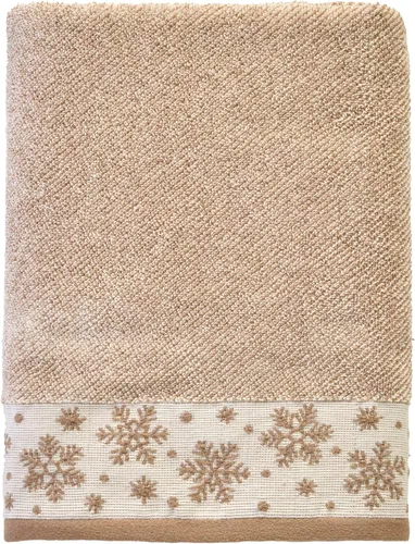 Vista 22 de SKL Home Toalla de baño de Navidad/Winter Fair Isle, color rojo