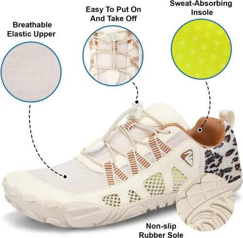 Vista 2 de XIHALOOK - Zapatos deportivos de senderismo para mujer y hombre, de secado rápido, para playa, caminar, kayak, surf, entrenamiento