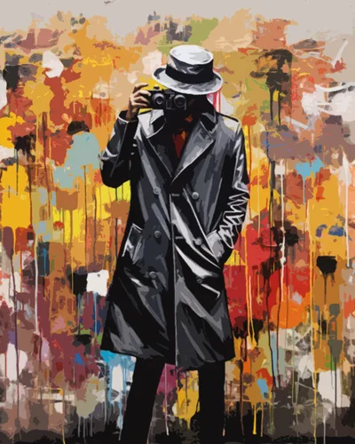 Vista 11 de Banksy - Kit de pintura al óleo por números, 16 x 20 pulgadas, pintura al óleo para niños, estudiantes, adultos, principiantes, con pinceles