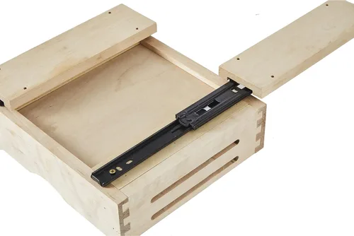 Vista 4 de CabinetRTA Organizador de especias extraíble de madera para gabinete, 12 pulgadas de ancho x 10 pulgadas de profundidad x 4 pulgadas de alto