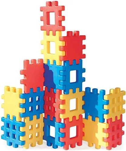 Vista 6 de Juego de bloques Little Tikes Big Waffle, 18 piezas