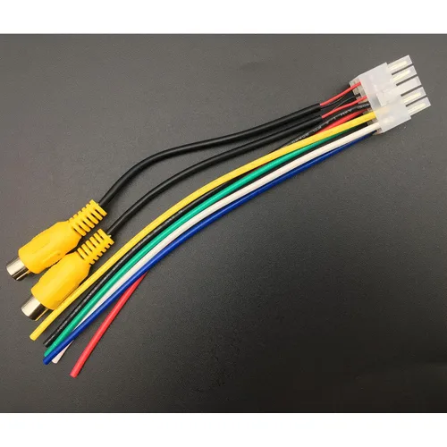 Vista 5 de LIZAPUS Arnés de cables dual TBX10A de 10 pines con conector RCA MXD337BT, MCD237BT, MCP1337BT, AMCP425BT