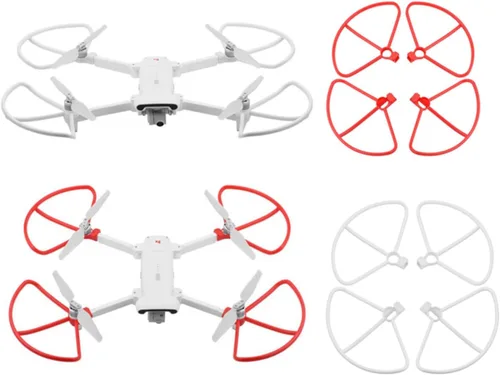 Vista 3 de SeiZed Quick Release Propeller for FIMI X8 SE /X8 SE 2020 Drone Replacement Blade Props Guard Landing Gear Drone Accessories (Color : 4 Pcs red)