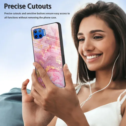 Vista 236 de Funda para Motorola Moto Edge 2022, cubierta trasera de vidrio templado con protector de pantalla, funda protectora a prueba de golpes para Motorola