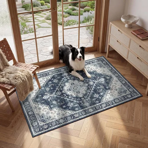 Vista 44 de Garvee Alfombra vintage Beige
